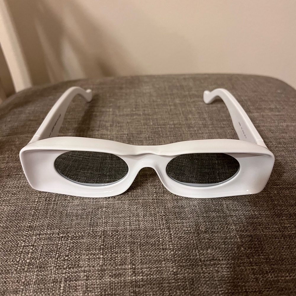 Loewe White Rectangular Sunglasses - image 6